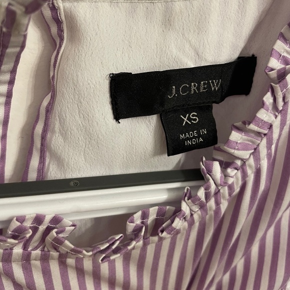 J. Crew Purple and white striped dress! - Picture 5 of 8